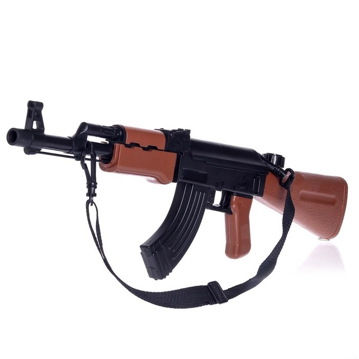 Водный пистолет АК-47, с накачкой, 72 см - фото 107702092