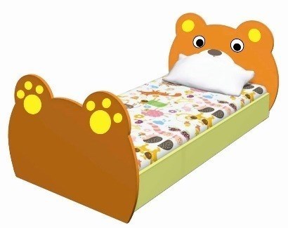 Детская кровать Медвежонок - фото 108239380