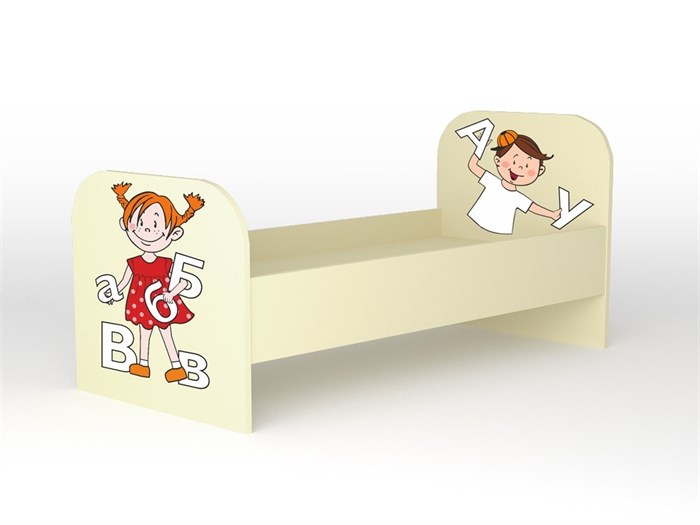 Детская кровать Буквы - фото 108239590