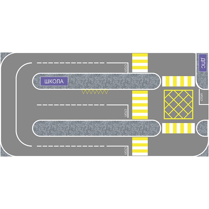 Имитация проезжей части 5000х10000 мм - фото 110056201