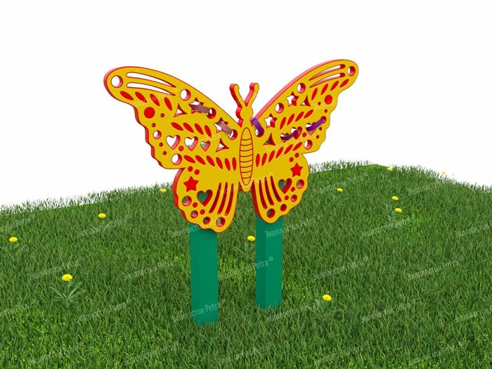 Игровой развивающий модуль «Творческая шнуровка» Модель:«Бабочка» - фото 110191514