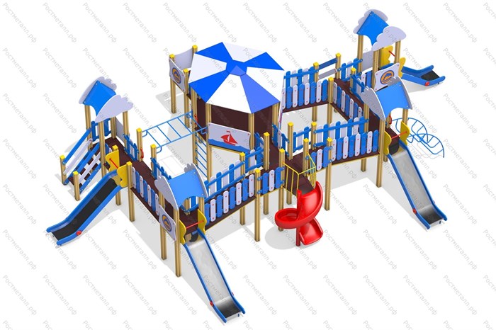Детские и спортивные площадки на улицу, Детский игровой комплекс Море - фото 110797394