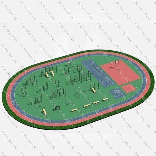 Спортивная площадка для сдачи норм физкультуры №5 - фото 114849505
