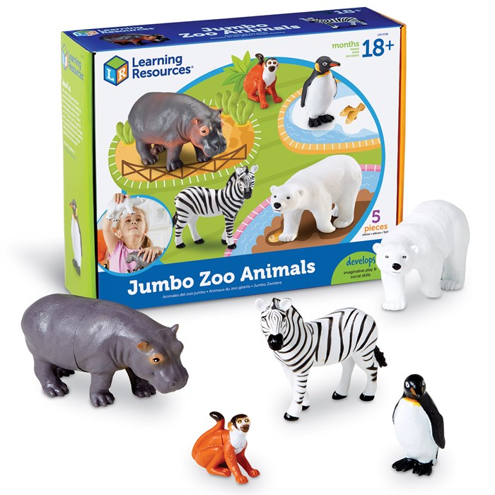 Развивающая игрушка "В зоопарке" (5 элементов) Learning Resources LER0788 - фото 115202524