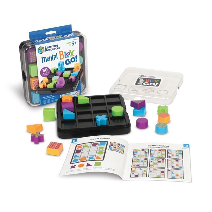 "Развивающая игра "Ментал блокс. Возьми с собой" (17 элементов) Learning Resources LER9286 - фото 115204815
