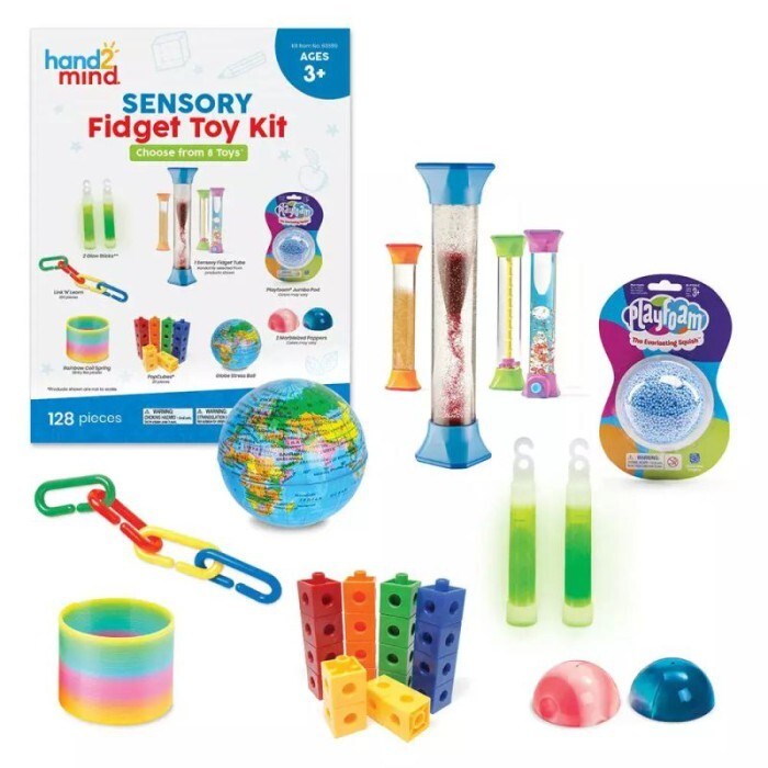 Развивающий игровой набор "Сенсорное спокойствие" Learning Resources 93599 (Sensory Fidget Toy, 8 элементов) - фото 115205070