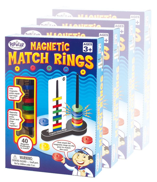 Конструктор Popular Playthings "Магнитные кольца". Комплект на группу - фото 115207338