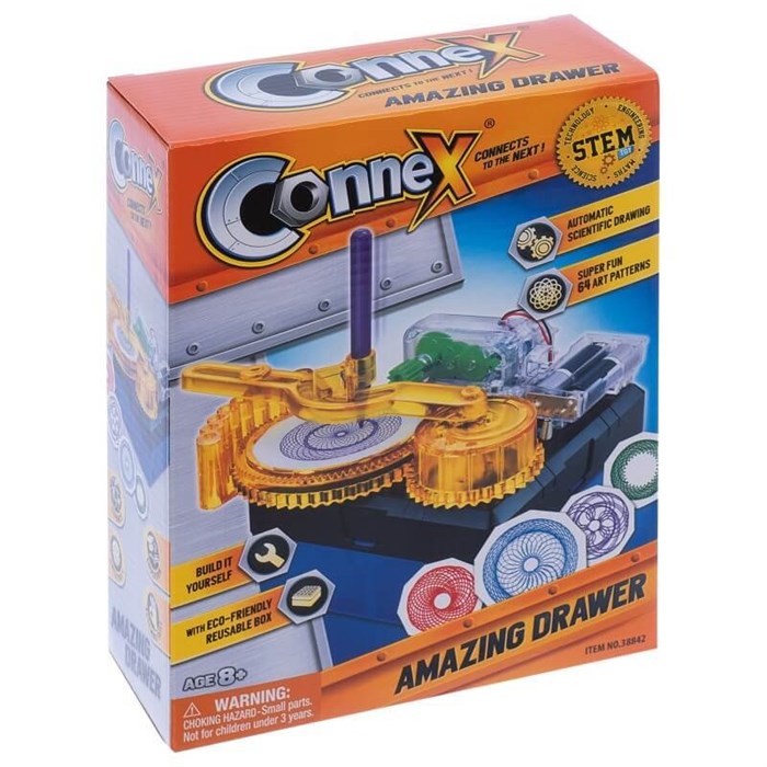 Набор научный Connex: игрушка-рисовальщик. Электронный конструктор (38842: Amazing Toys) - фото 115209658