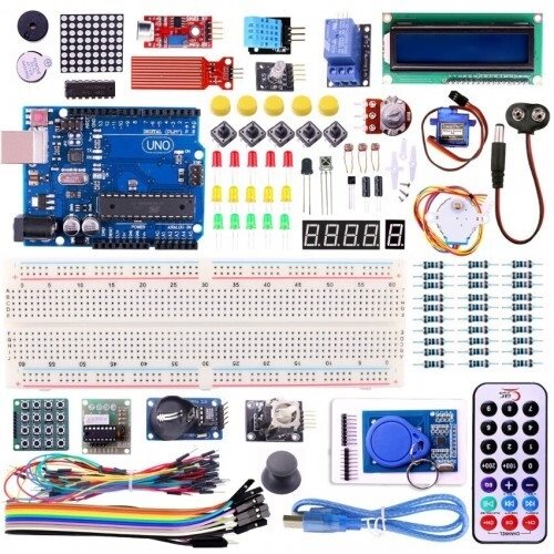 Набор Arduino Starter Kit UNO R3 расширенный + 21 урок - фото 115210382