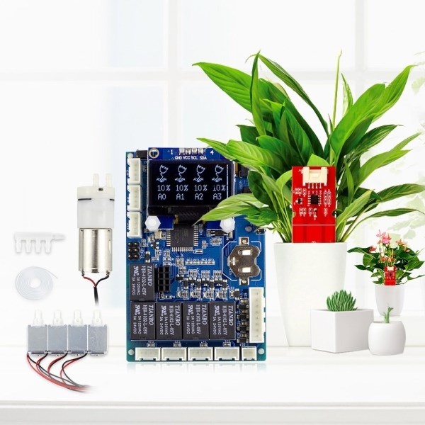 Комплект для автоматического полива растений Elecrow Arduino Automatic Smart Plant Watering Kit 2.1 - фото 115211687