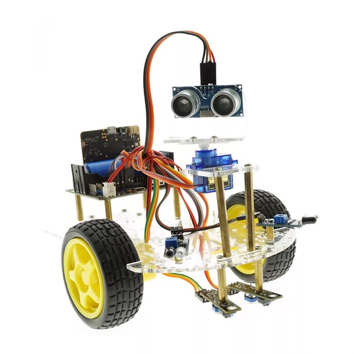 Конструктор-робот RoboCar-1 двухколёсный с контроллером - фото 115211719