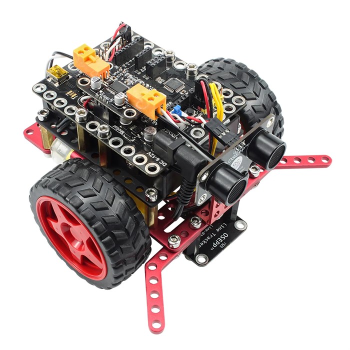 Программируемый колесный робот-конструктор OSEPP Robo Pro Robotic Basics Kit - фото 115211772