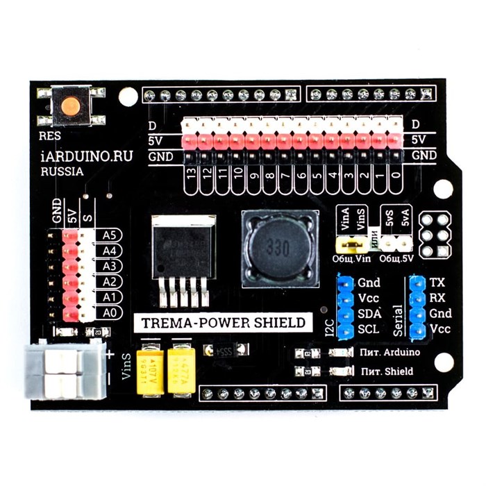 Плата Trema-Power Shield для Arduino - фото 115211808