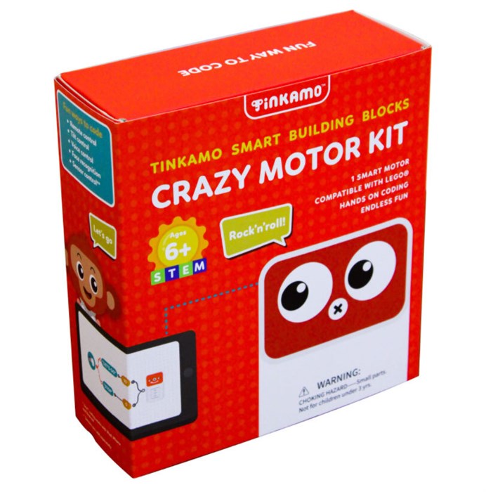 Робототехнический набор для конструирования Tinkamo Crazy Motor Kit (Базовый) - фото 115213233