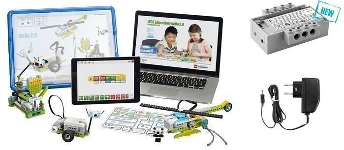 Комплект LEGO WeDo 2.0 с аккумулятором и зарядкой - фото 115215086