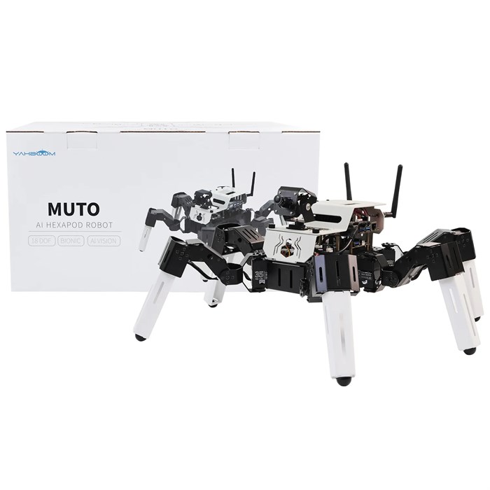 Механический робот Yahboom 18DOF Muto S2 Hexapod Robot (с контроллером) - фото 115215542
