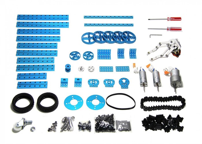 Расширенный набор - конструктор Advanced Robot Kit-Blue (без электроники) - фото 115216334