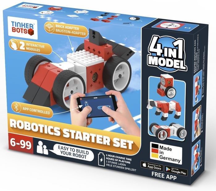 Конструктор Tinkerbots "Стартовый набор по робототехнике 4 в 1" - фото 115216406