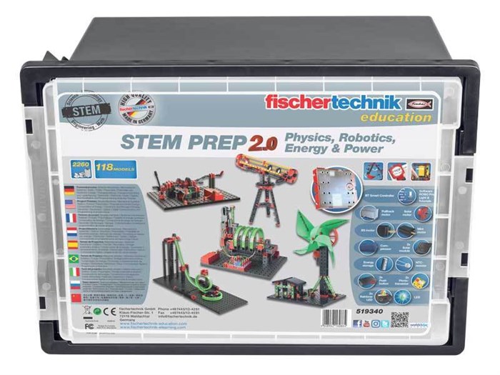 Конструктор Fischertechnik STEM PREP "Физика, Робототехника, Экотехнологии" 548904 - фото 115216564