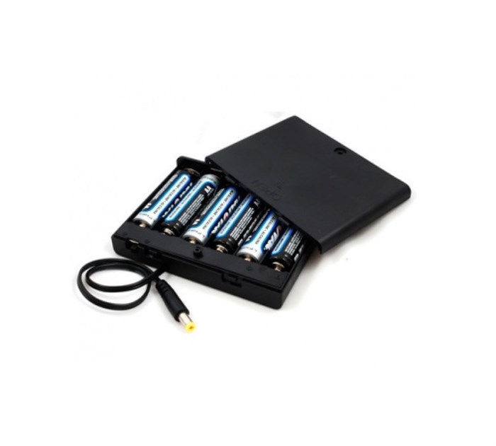 Держатель для батарей (9V-6xAA) HiTechnic HBA2609 - фото 115217460