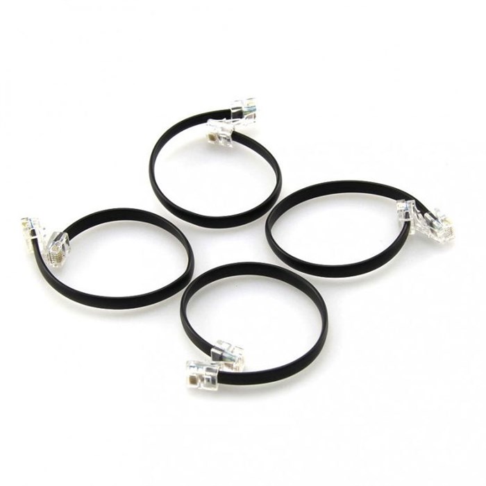 Кабель Makeblock 6P6C RJ25 cable-20cm (4шт.) - фото 115217532