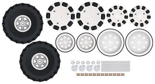 Комплект колес TETRIX® MAX 43003 - фото 115217657