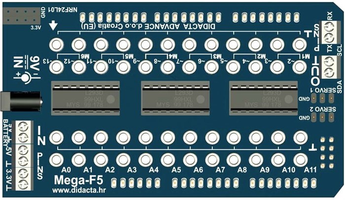 Дополнительный набор "Адаптер для Arduino MEGA F5" Fischertechnik Plus 179449 - фото 115217716