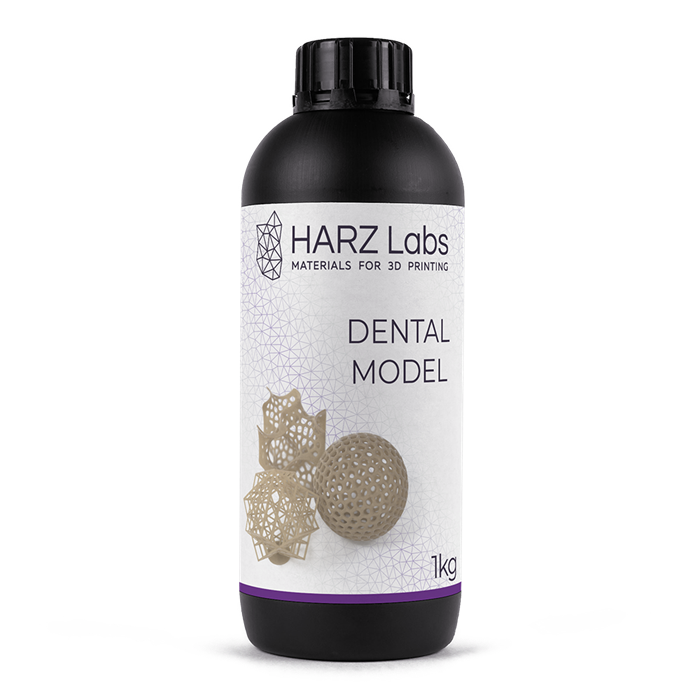 Фотополимерная смола HARZ Labs Dental Model Beige, бежевый (1000 гр) - фото 115222029