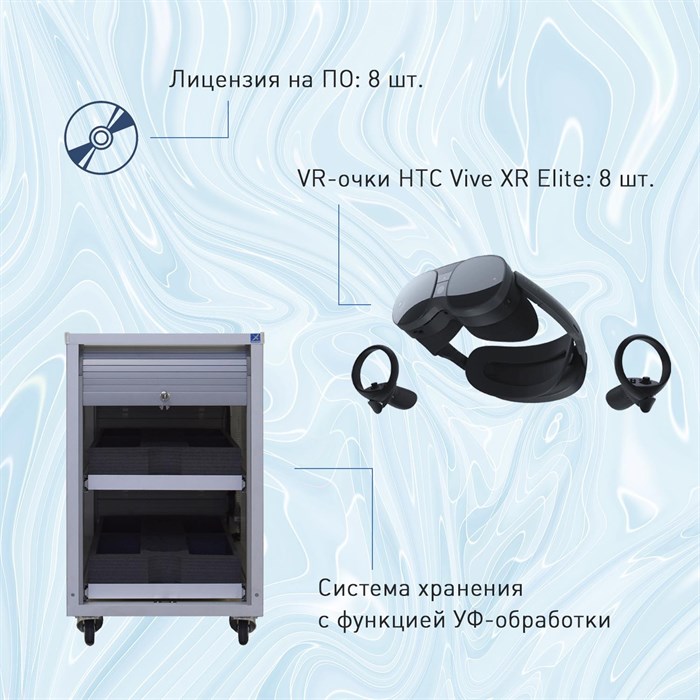 Мобильный класс виртуальной реальности EDUBLOCK XR VR-8 - фото 115224885