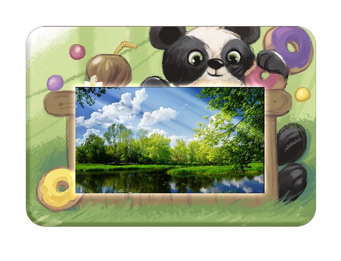 Развивающий комплекс Ronplay "Панда и пончики" (ОС Android), 24" - фото 115246980