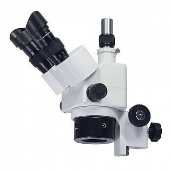 Оптическая головка Микромед МС-4-ZOOM (тринокуляр) с фокусировочным механизмом на штатив - фото 115254440
