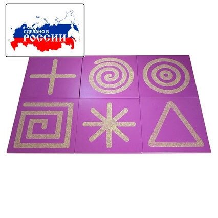 Набор из 10 тактильных досок (большие) - фото 115257857