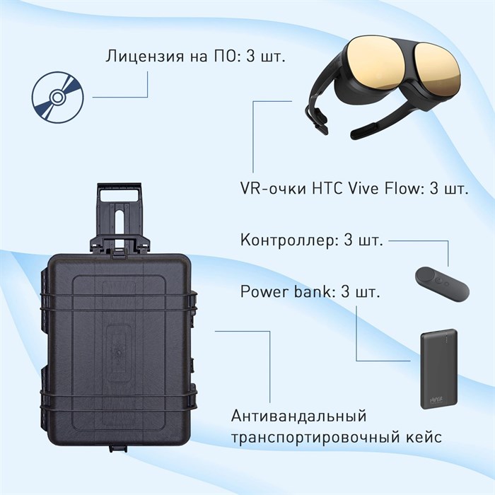 Лаборатория виртуальной реальности EDUBLOCK Flow VR-3 ✅ - фото 115309120