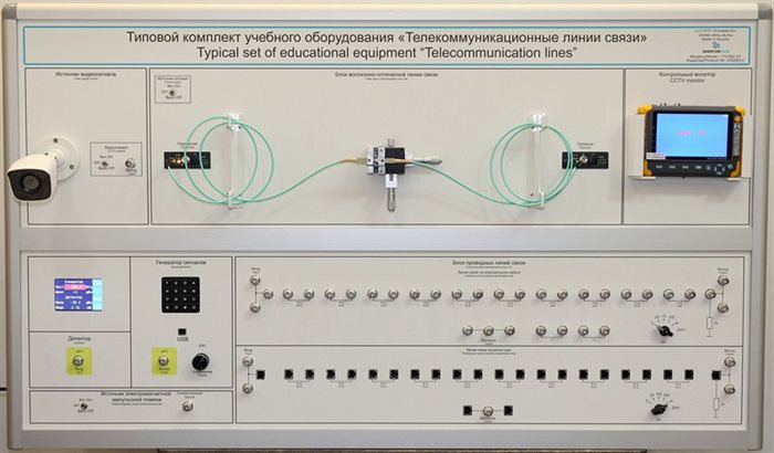 Типовой комплект учебного оборудования «Телекоммуникационные линии связи» ✅ - фото 115311645