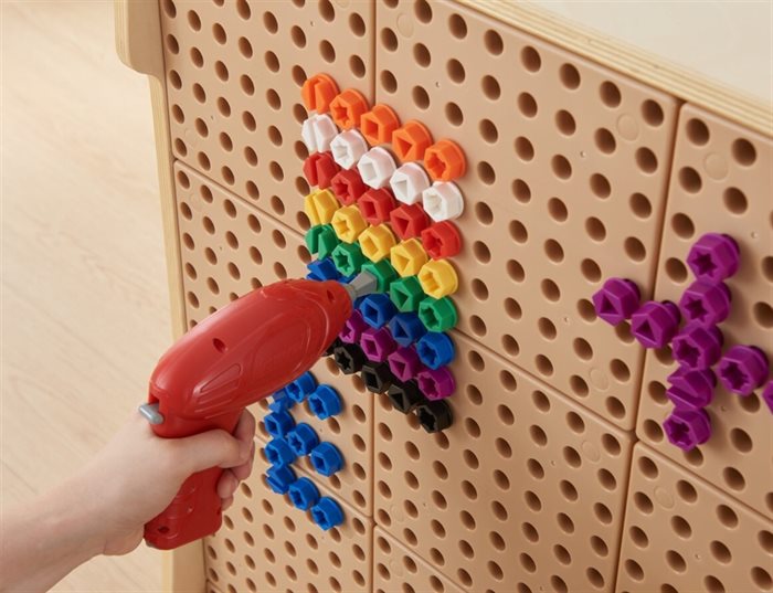 Набор винтов с геометрическими шлицами №2 для STEM-стены Masterkidz (512 шт) ✅ - фото 115359511