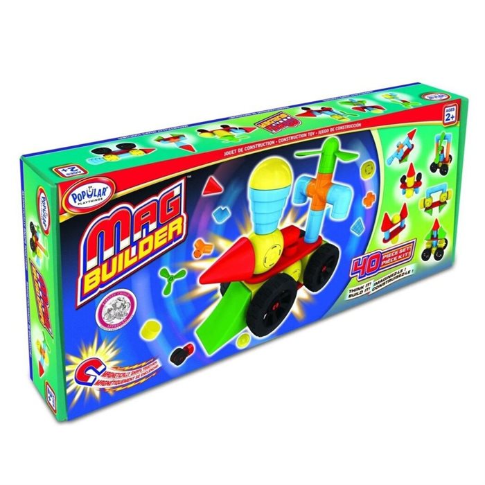 Магнитный конструктор Popular Playthings "Строитель". Комплект на группу ✅ - фото 115421345