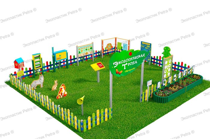 Экологическая тропа из Экопластика Petra ® / "ЭКОТРОПА ®"Комплект: «Лайт-2» - фото 115545200