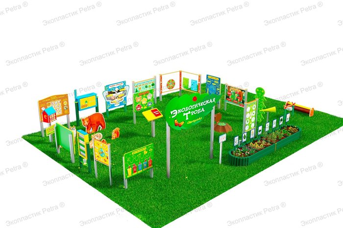 Экологическая тропа из Экопластика Petra ® / "ЭКОТРОПА ®"Комплект: «Стандарт плюс-1» - фото 115545236