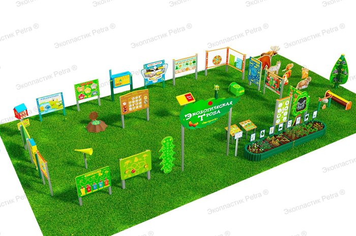 Экологическая тропа из Экопластика Petra ® / "ЭКОТРОПА ®"Комплект: «Престиж плюс-1» - фото 115545256