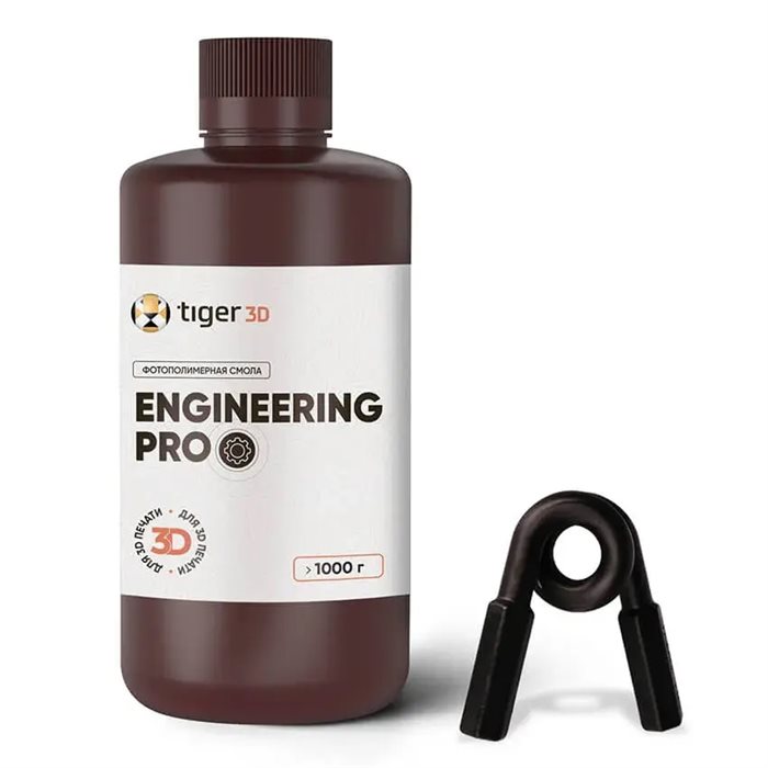 Фотополимерная смола Tiger 3D Engineering Pro Resin, черная (1 кг) - фото 115797973