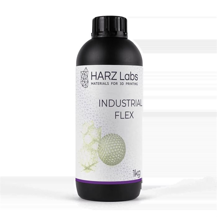 Фотополимерная смола HARZ Labs Industrial Flex, натуральный (1000 гр) - фото 115797992
