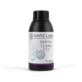 Фотополимерная смола HARZ Labs Dental Clear PRO, прозрачный (500 гр) - фото 115798011