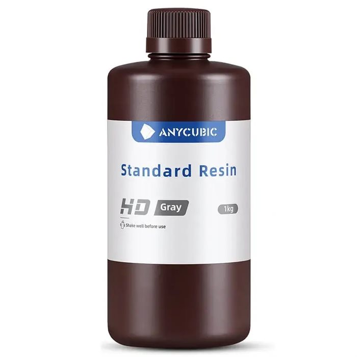 Фотополимерная смола Anycubic Standard HD, серая (1 кг) - фото 115798153