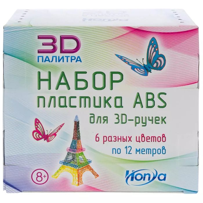 Набор ABS-пластика для 3D-ручки, 6 цветов, 12 метров HONYA SC-ABS-06 - фото 115798346