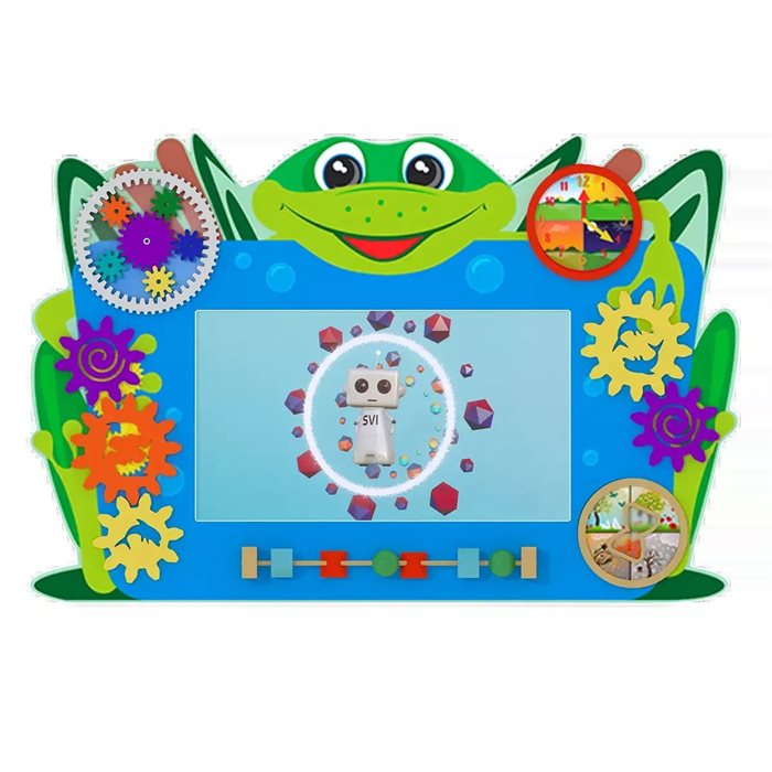 Интерактивная панель с бизибордом Service.Interactive "Лягушонок" (4-5 лет) ✅ - фото 115801130