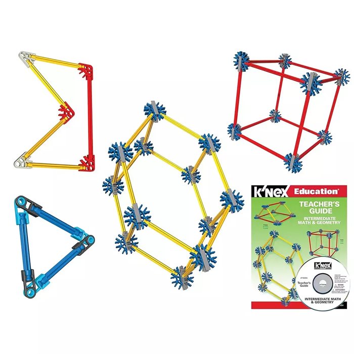 Конструктор образовательный K'NEX Education "Математика, Геометрия: средняя школа" ✅ - фото 115809980