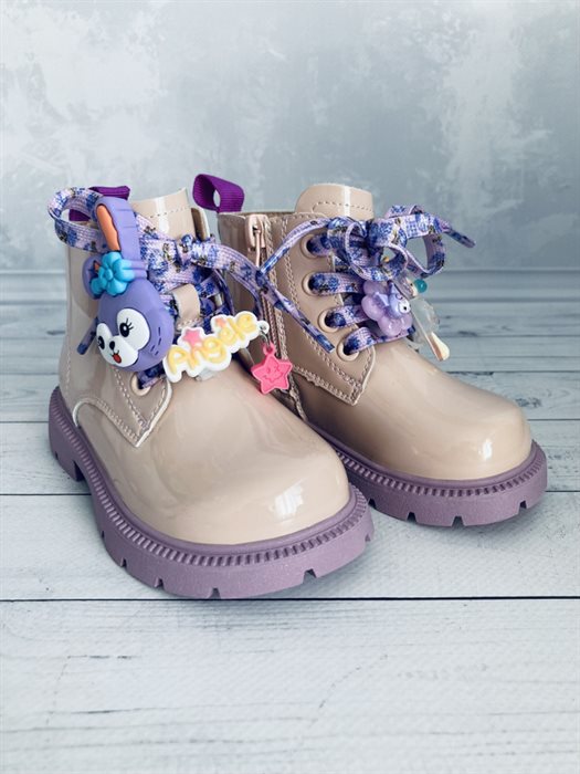 Ботинки демисезонные для девочки Капитошка F16377 - фото 117293879