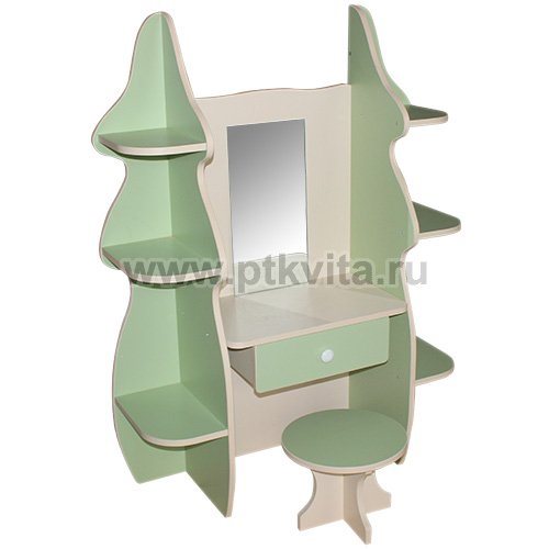 Парикмахерская игровая "Елочка" + табурет арт. 17.3.181 - фото 117475871