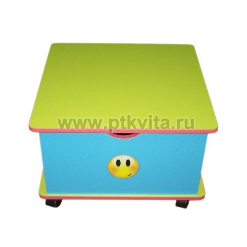 Сундук для игрушек на колесах арт. 17.7.108 - фото 117476040