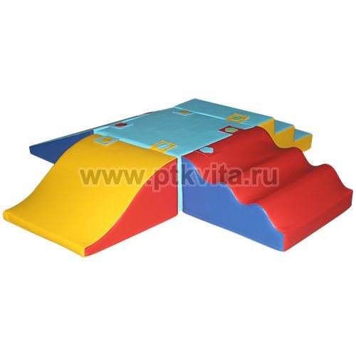 Трансформер «Малышок со скругленной горкой - 2» арт. 11ТГ13 - фото 117476754